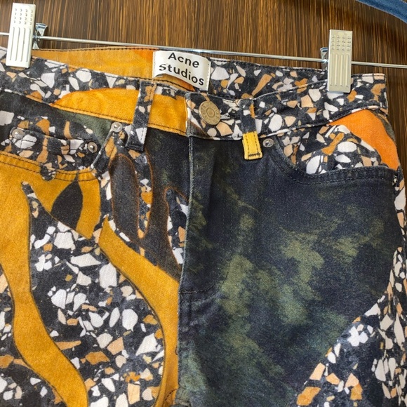 ACNE Studios Skin 5 Pocket printed mid-rise skinny jeans (16) - Picture 3 of 7